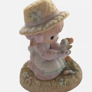 PRECIOUS MOMENTS FIGURINE LORD LET OUR FRIENDSHIP BLOOM 879126 Signed IOB